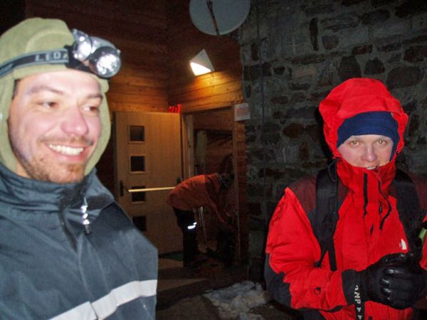 a Partenza dal rifugio Mantova
