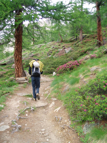 b Verso il rifugio