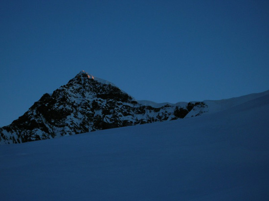 6864 il primo sole sul Lyskamm orientale