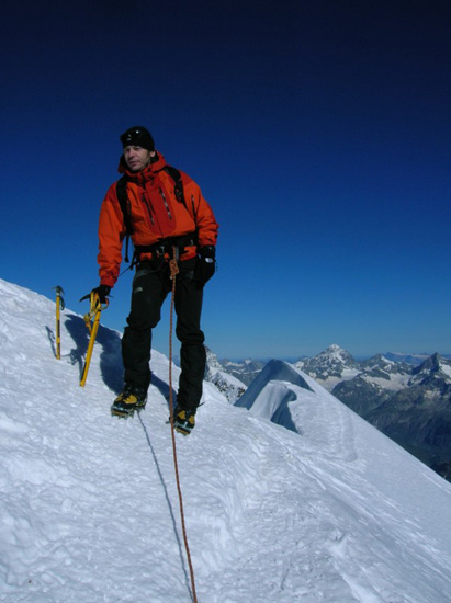 6879 Andrea in cima al Lyskamm orientale,4527m