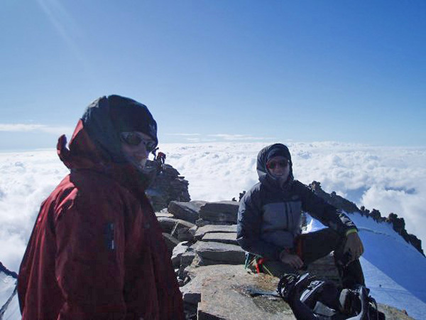 h In vetta al Gran Paradiso