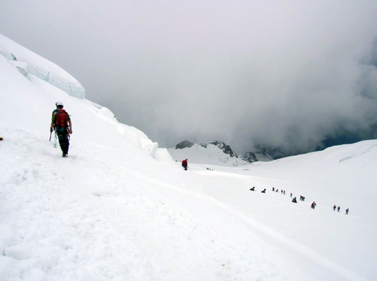 6915 disecsa verso il rifugio Gnifetti