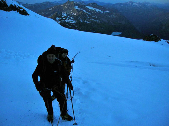 782 in salita verso il colle del Lys