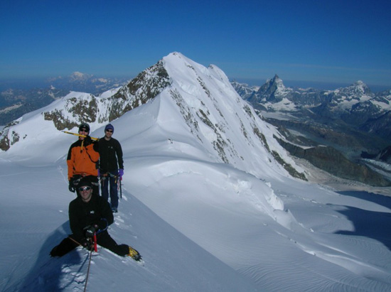 789 In cresta sulla Punta Parrot, 4432m