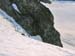 7000 la rampa ripida che dal glacier blanc sale verso le Faurio