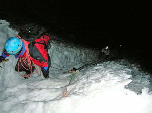 arrivo sulla spalla del M.Maudit