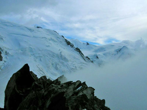 m.blanc du tacul dal rifugio