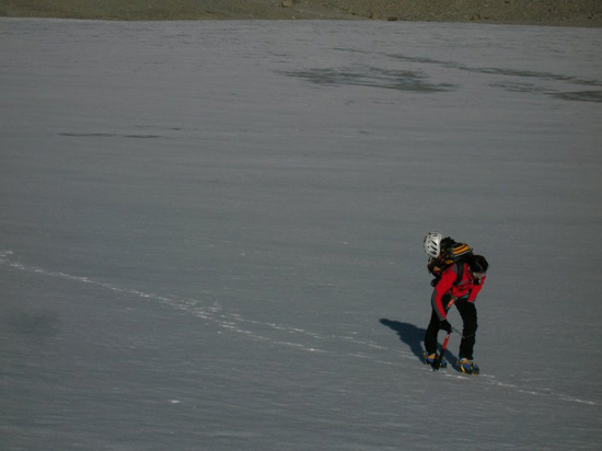 d intorno ai 3200m verso il colle