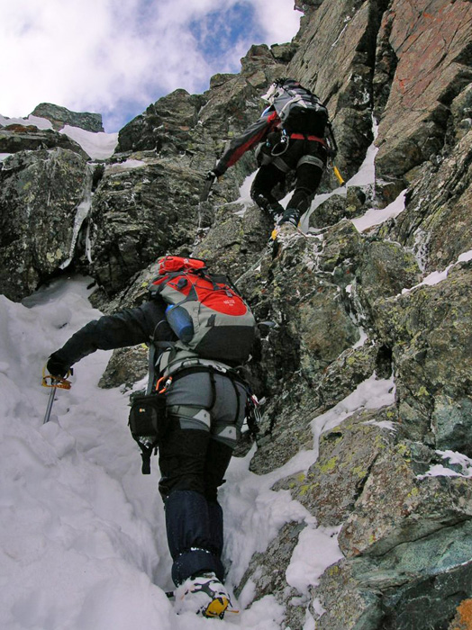 f ultimi passaggi sotto la cima