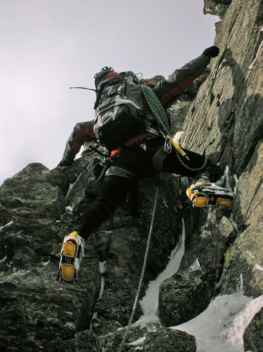g in diedro che da accesso alla vetta