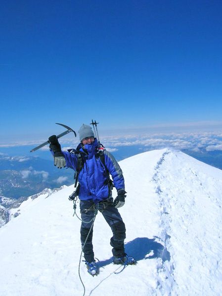 i e in cima al Monte Bianco