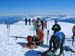 e sosta al Dome du Gouter 4250m.