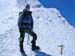 h Stephane sulla cresta a 4600m